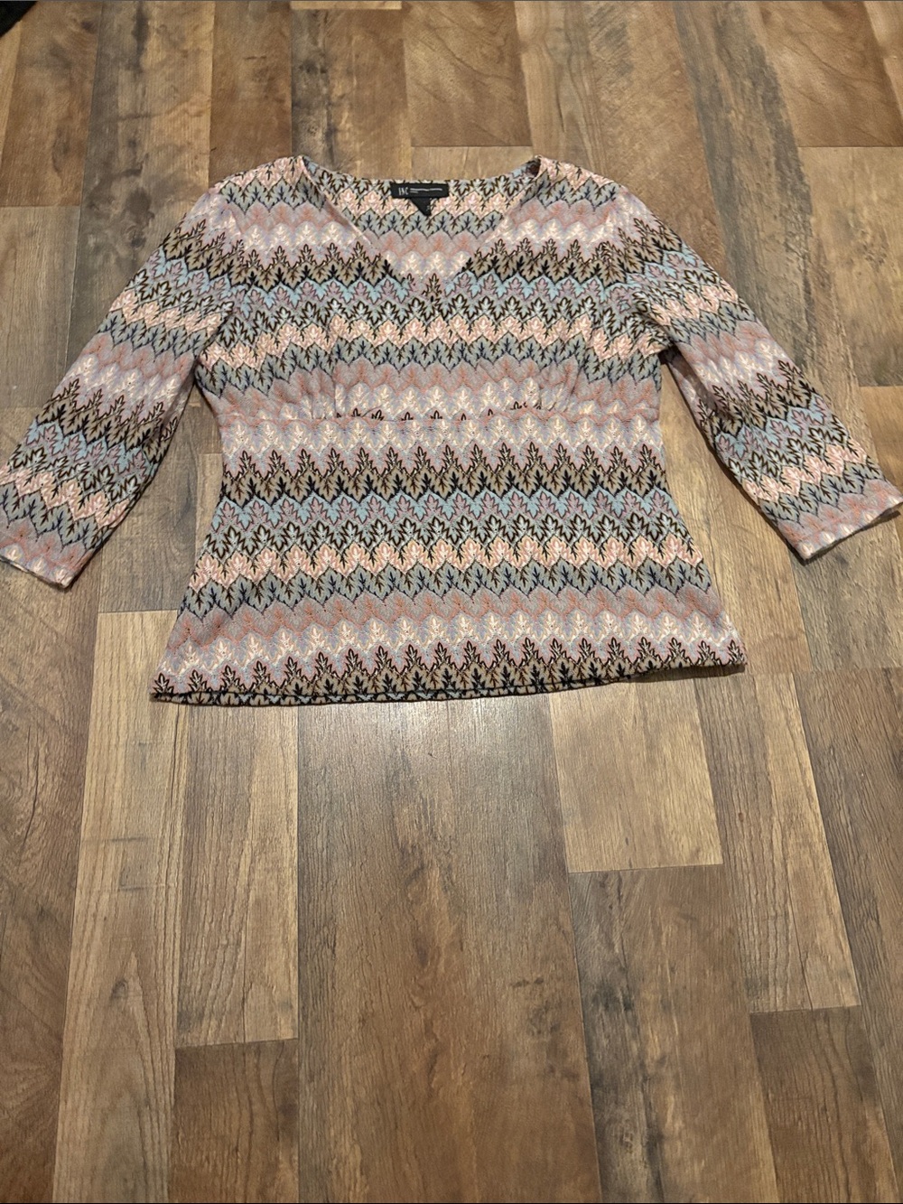 Y2K I.N.C. Pink Patterned Knit Top